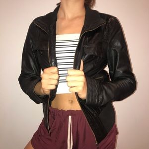 Pleather jacket